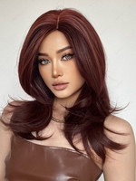 zaful Layered Natural Straight Side Bang Synthetic Wig