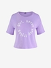 ZAFUL Plus Size Basic Drop Shoulder Slogan Print Tee