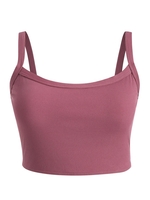ZAFUL Plus Size Basic Ribbed Bikini Top Xl Deep red