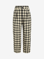 ZAFUL Plus Size Plaid Pockets Tapered Pants