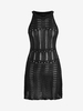 ZAFUL Plus Size Pointelle Knit Sleeveless Dress