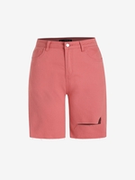 ZAFUL Plus Size Ripped Colored Long Denim Shorts