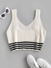 ZAFUL Plus Size Striped Hem Sweater Vest