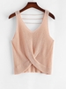ZAFUL Plus Size Twist Front Strappy Sweater Vest