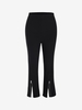 ZAFUL Plus Size Zip Hem Cropped Boot Cut Pants
