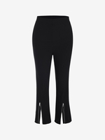 ZAFUL Plus Size Zip Hem Cropped Boot Cut Pants