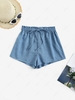ZAFUL Pull On Paperbag Shorts Xl Blue