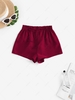 ZAFUL Pull On Paperbag Shorts Xl Deep red