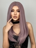 zaful Purple Silky Straight Long Synthetic Wig