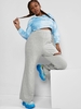 ZAFUL Raw Hem Distressed Cutout Plus Size Wide Leg Pants