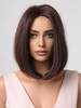 zaful Reddish Brown Bob Straight Shoulder-length Synthetic Wig