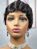 zaful Retro Short Curly Human Hair Wig