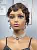 zaful Retro Ultrashort Curly Human Hair Wig