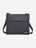 Zipper Business Square Canvas Crossbody Bag