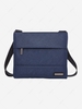 Zipper Business Square Canvas Crossbody Bag