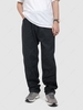 Zipper Button Loose Denim Jeans 40 Black