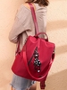 Zipper Cat Decorated Backpack