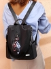 Zipper Cat Decorated Backpack