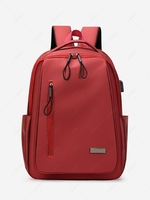 Zippered School Travel Work Backpack
