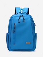 Zippered School Travel Work Backpack