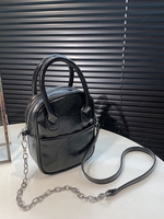 Zippered Smooth Crossbody Bag