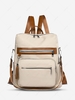Zippered Tasseled Nylon Backpack