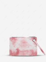 Zippered Tie Dye Wristlets Bag