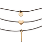 3 Row Charm Choker Set