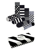 4-Pack Black & White Gift Box