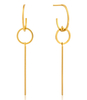 AH E002-03G 925 Sterling Zilver Modern Minimalism