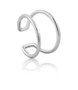 AH E002-07H 925 Sterling Zilver Modern Minimalism