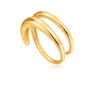 AH R024-02G 925 Sterling Zilver Luxe Minimalism
