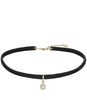 Amourette Velvet Marble Pendant Choker