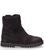 Ankle Boot Wool Lining Waxed Suede