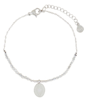 Armband bedel & labradorite