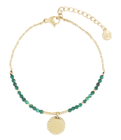Armband bedel & malachite