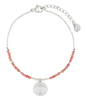 Armband bedel & red jade