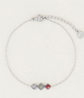 Armband lichte edelsteentjes