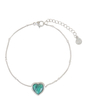 Armband Malachite hartje