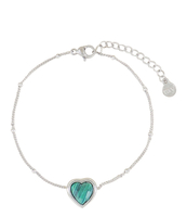 Armband Malachite hartje