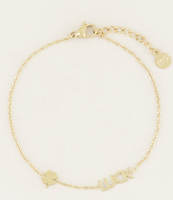Armband met Luck en Klaver