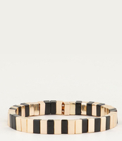 Armband Met Platte Kralen