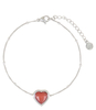 Armband Red Jade hartje