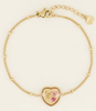 Armband wildflower hartje