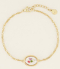 Armband wildflower ovaal