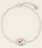 Armband wildflower ovaal