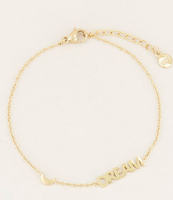 Armbandje met Dream en Maantje