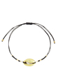 Armbandje met gouden schelp