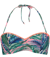 Bandeau Wire Top Bright Jungle D-E