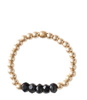 Beauty Black Onyx Gold Ring M/L